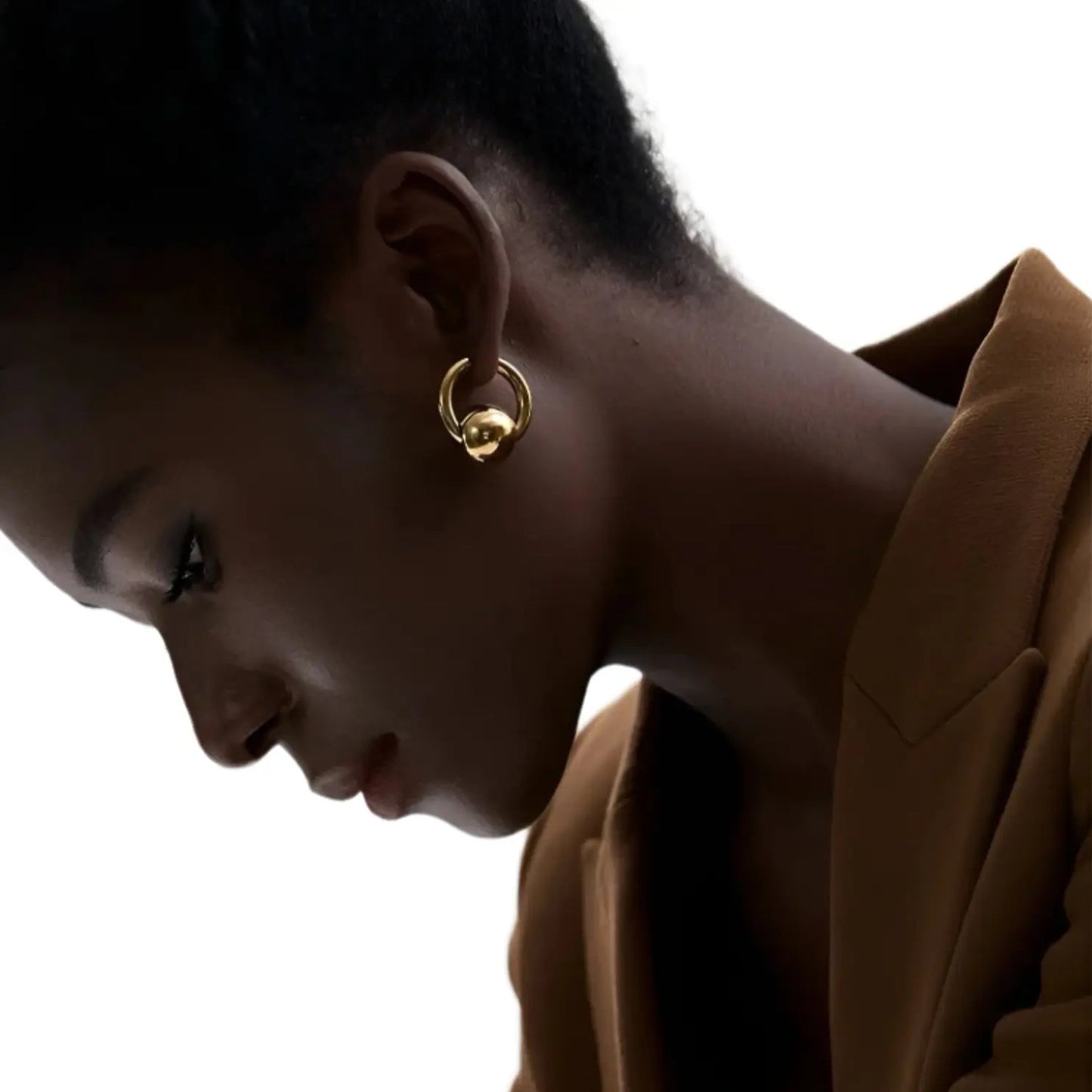 Carly Charm Hoop Earrings - Kase Study
