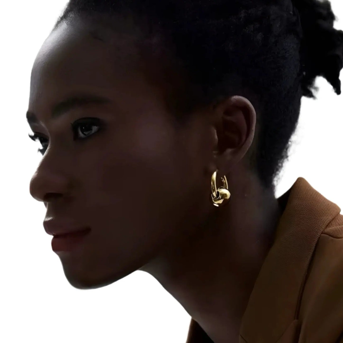 Carly Charm Hoop Earrings - Kase Study