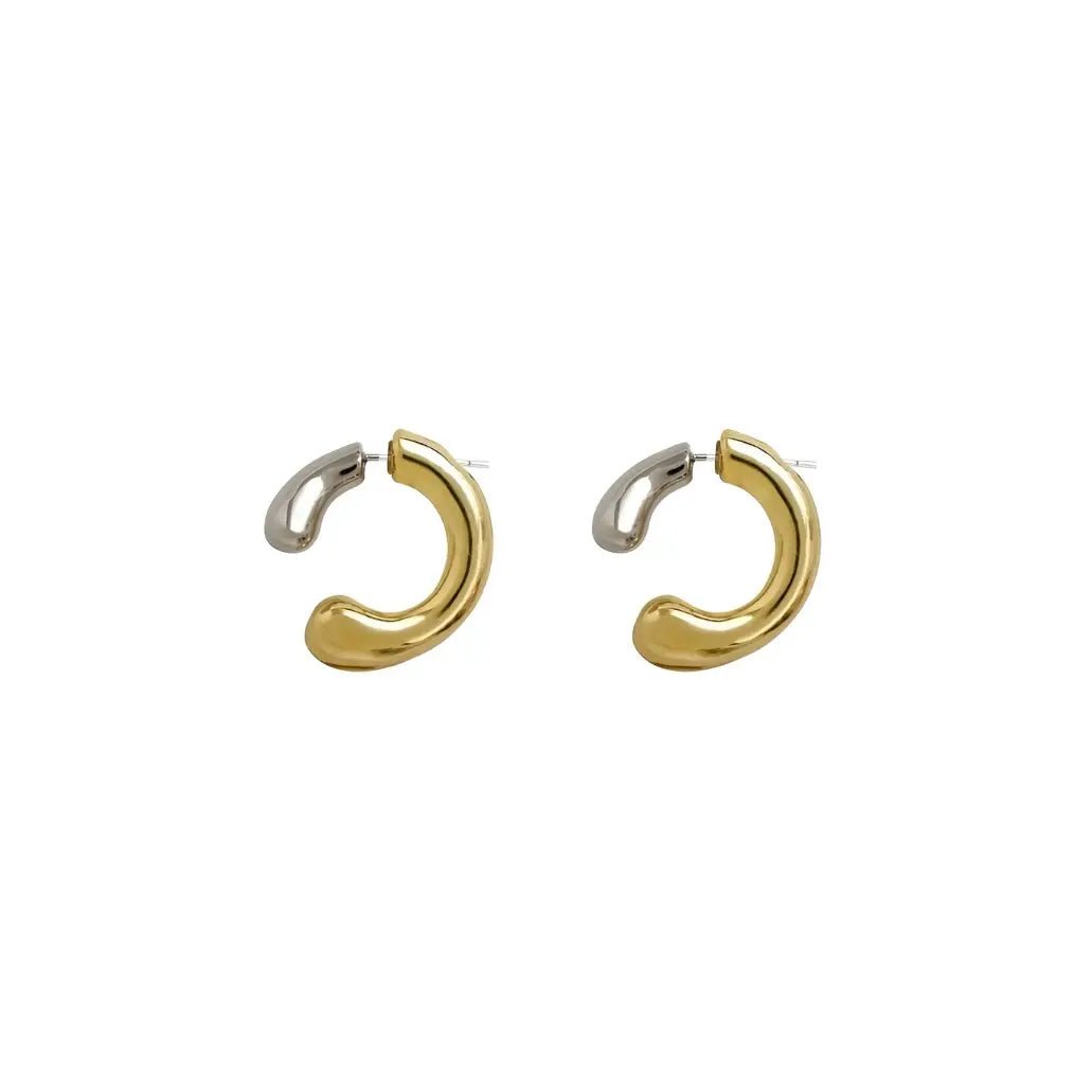 Christina Jacket Earrings - Two-Tone - Kase Study