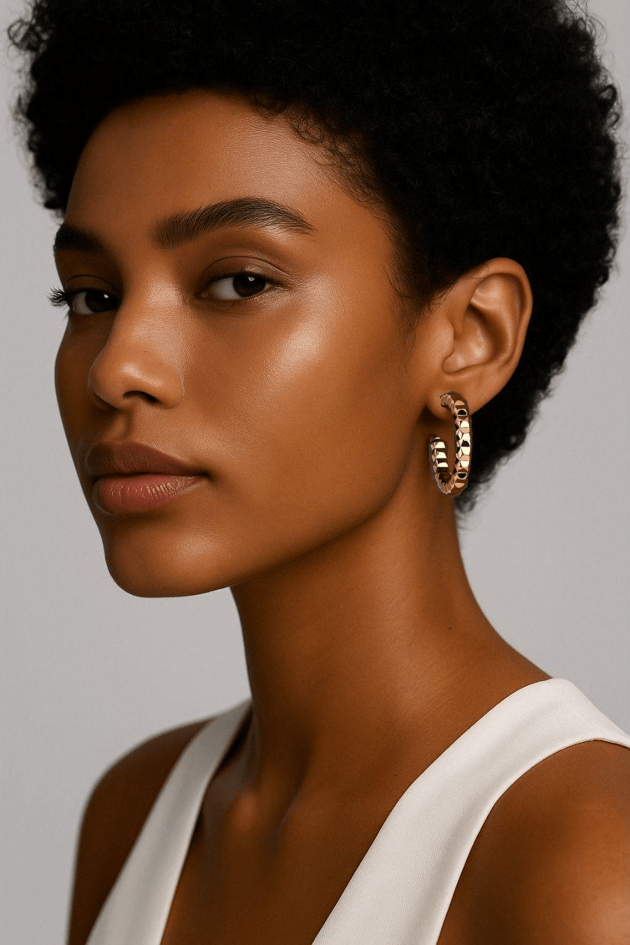 Faceted Coil Hoops - Kase Study