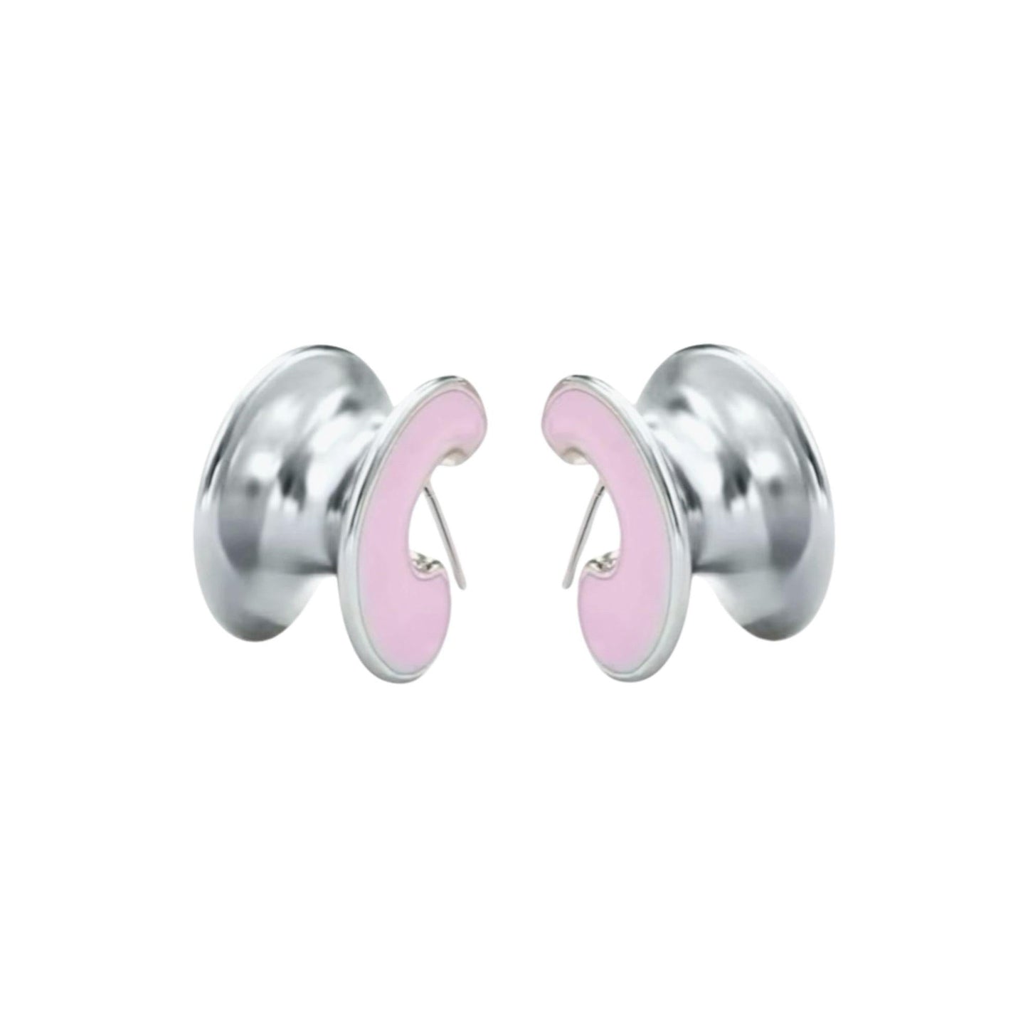Kristi Enamel Hoop Earrings - Kase Study