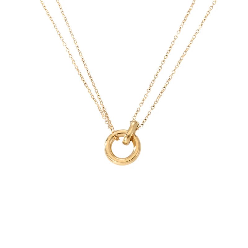 Lola Interlinked Necklace - Gold - Kase Study