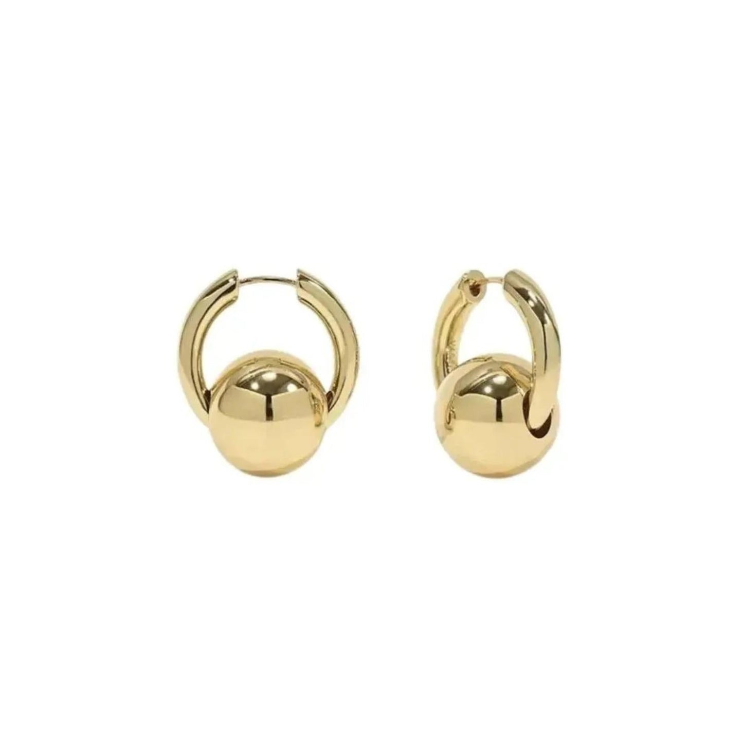 Carly Charm Hoop Earrings - Kase Study