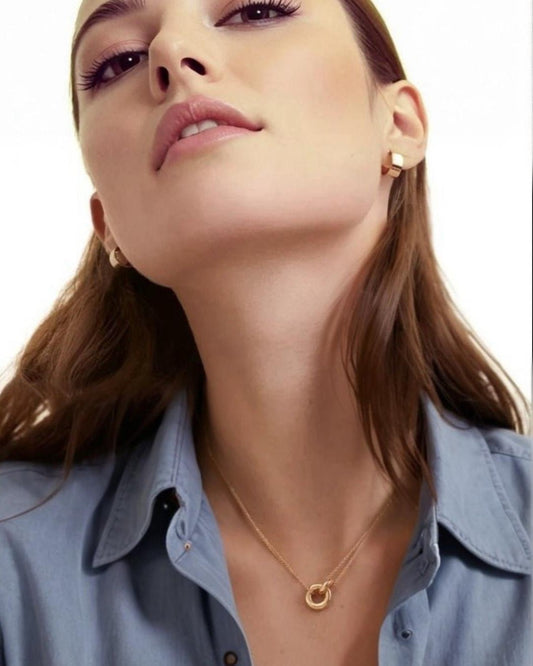 Lola Interlinked Necklace - Gold - Kase Study