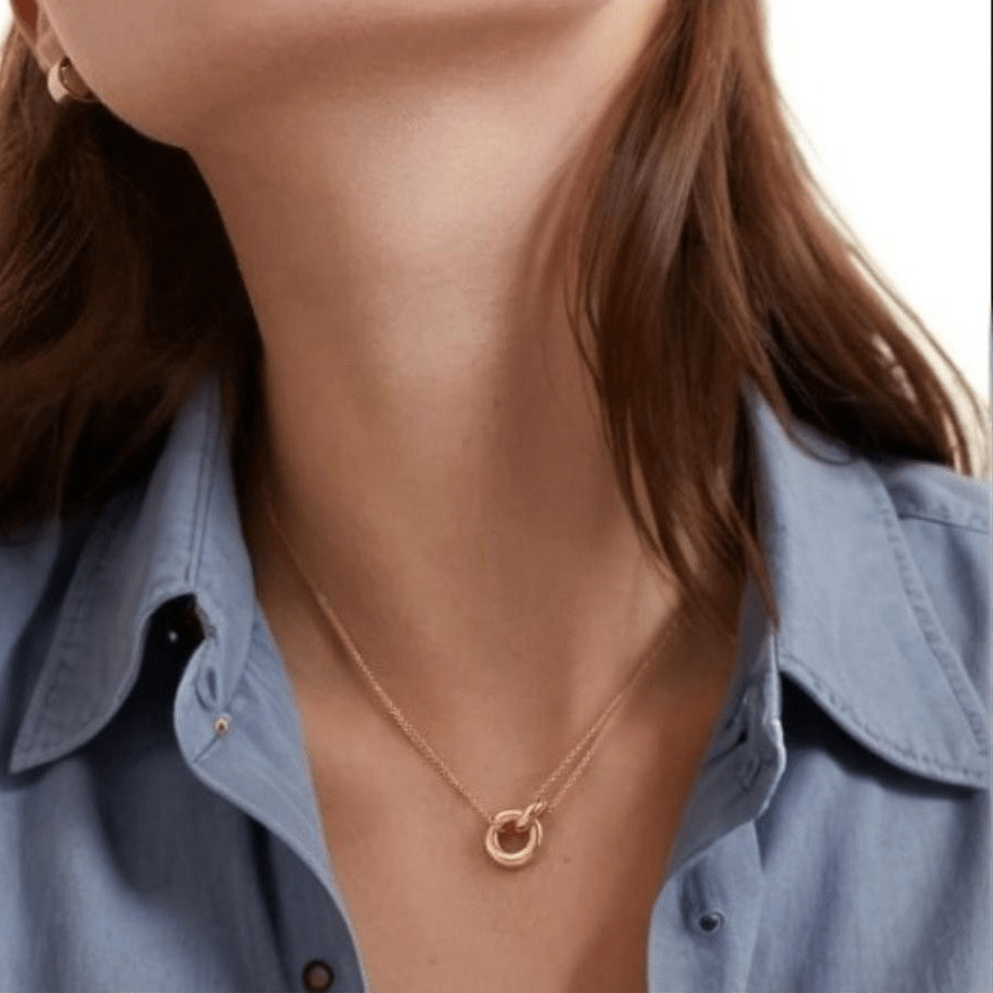 Lola Interlinked Necklace - Gold - Kase Study