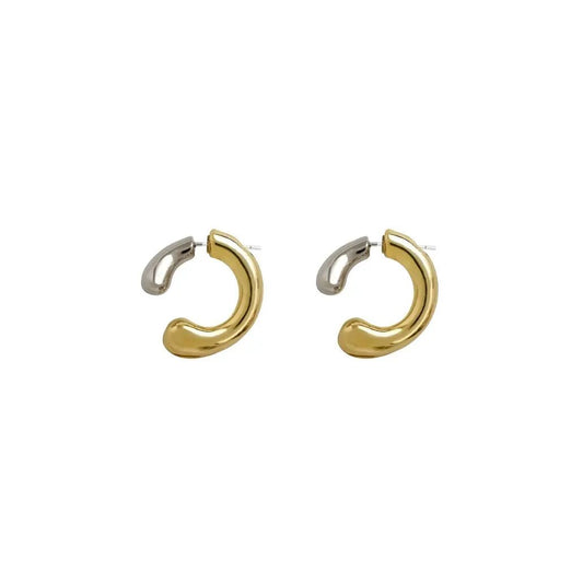 Christina Jacket Earrings - Two-Tone - Kase Study 