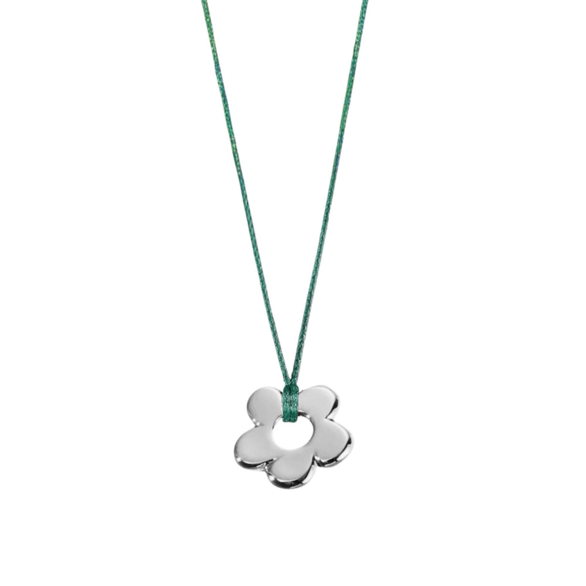 Flora Pendant Necklace - Silver - Kase Study 