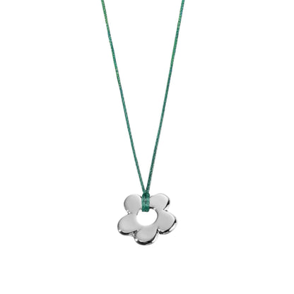 Flora Pendant Necklace - Silver - Kase Study 