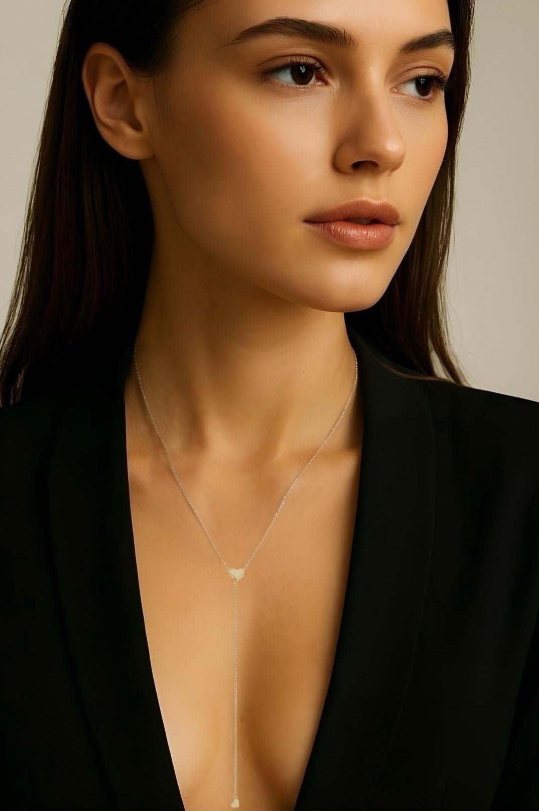 Heartline Lariat Necklace - Kase Study 