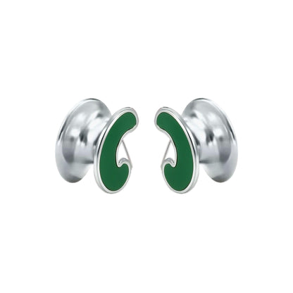 Kristi Enamel Hoop Earrings - Kase Study 
