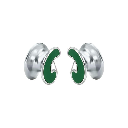 Kristi Enamel Hoop Earrings - Kase Study 