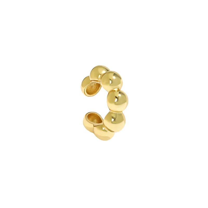 Orb Clip Ear Cuff - Gold - Kase Study 