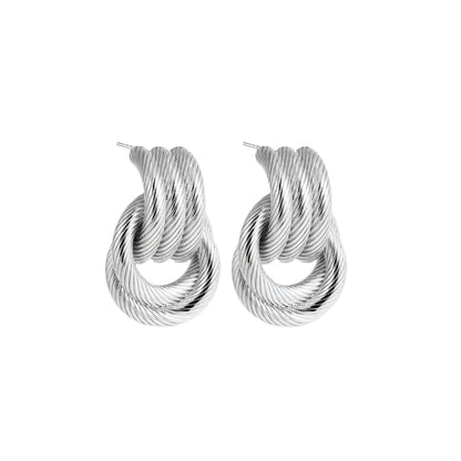 Twist Knot Statement Earrings - Kase Study 