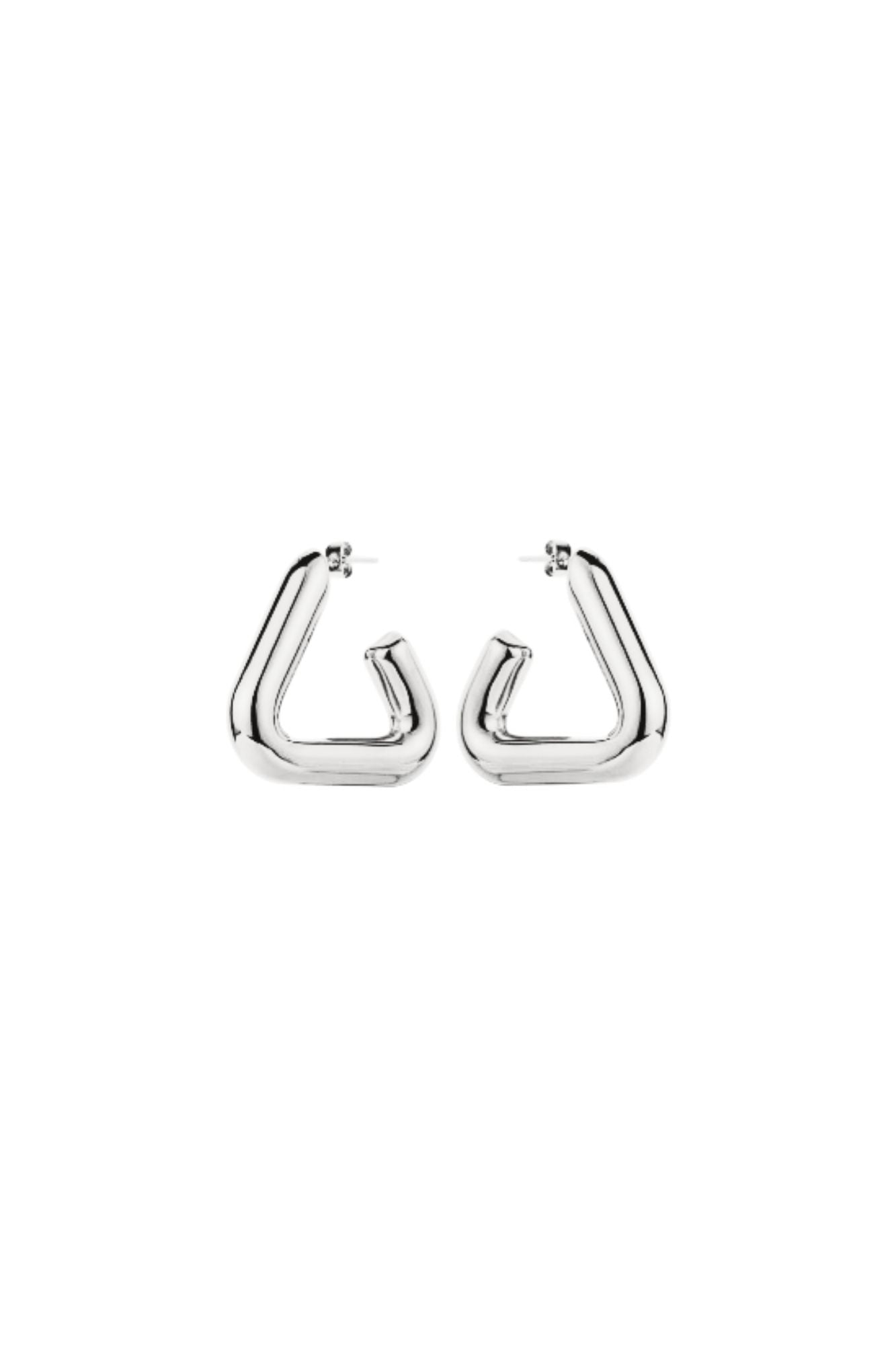 Cait Triangle Hoop Earrings - Kase Study