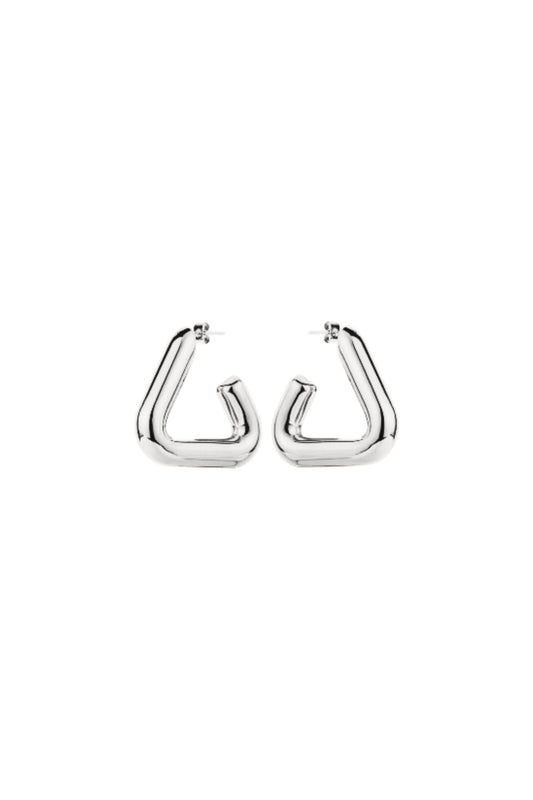 Cait Triangle Hoop Earrings - Kase Study