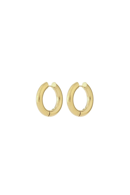 Carly Hoop Earrings - Gold - Kase Study