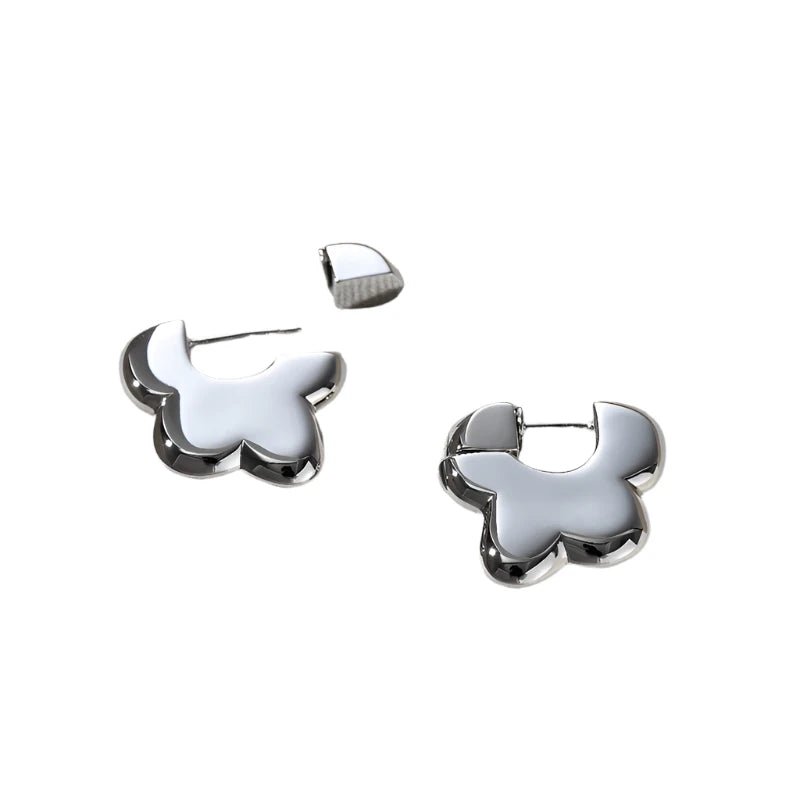 Flowers Earrings - Silver - Kase Study