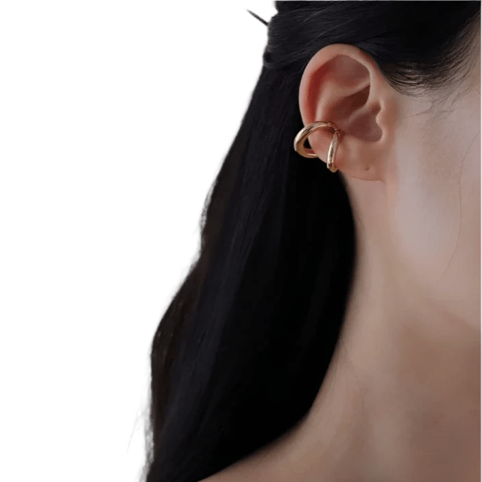 Lola Double Hoop Ear Cuff - Kase Study