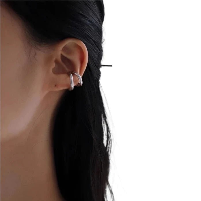 Lola Double Hoop Ear Cuff - Kase Study