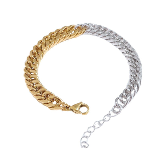 Louise Chain Bracelet - Two-Tone - Kase Study 